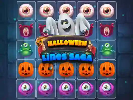 Гульня Halloween Lines Saga онлайн