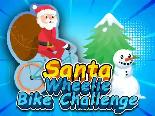 Гульня Santa Wheelie Bike Challenge онлайн