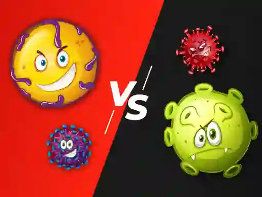 Гульня Virus War онлайн