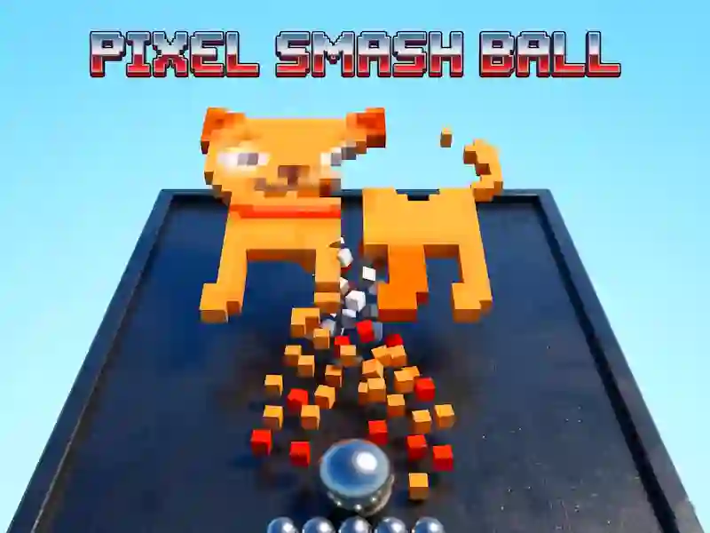 Гульня Pixel Smash Ball онлайн