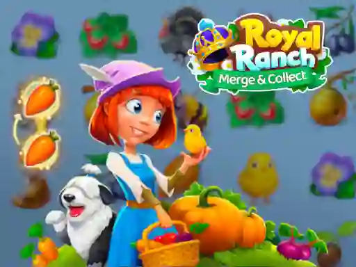 Гульня Royal Ranch Merge & Collect онлайн