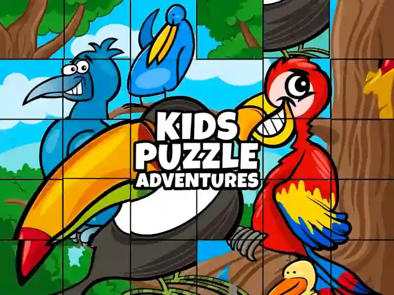 Гульня Kids Puzzle Adventures онлайн