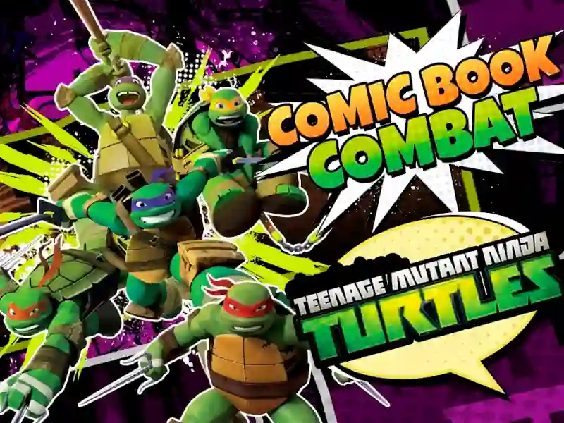 Гульня Teenage Mutant Ninja Turtles Comic book Combat онлайн