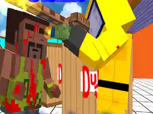 Гульня Combat Blocky Strike онлайн