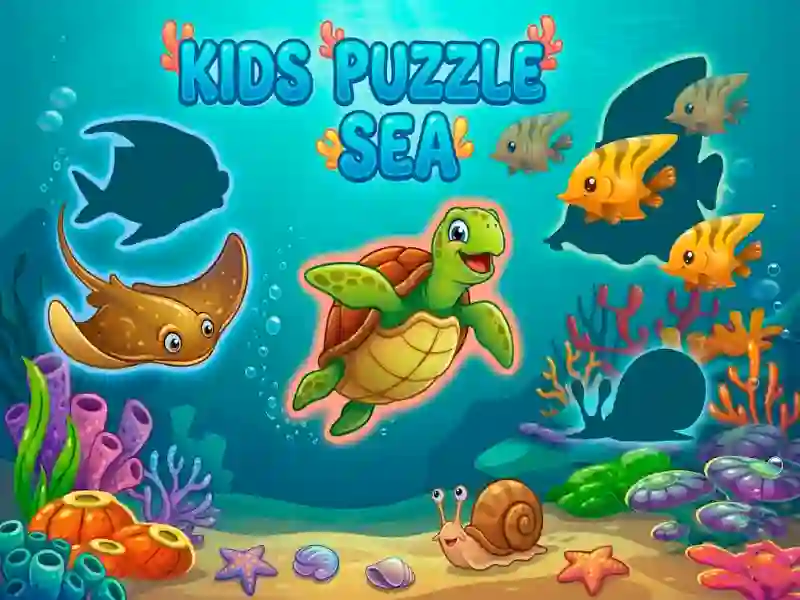 Гульня Kids Puzzle Sea онлайн