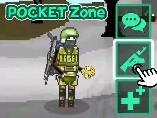 Гульня Pocket Zone онлайн