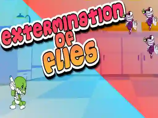 Гульня Extermination of Flies онлайн