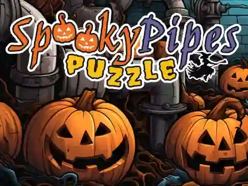 Гульня Spooky Pipes Puzzle онлайн