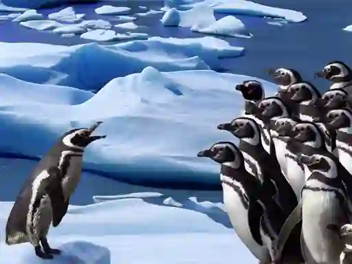 Гульня Penguins Slide онлайн