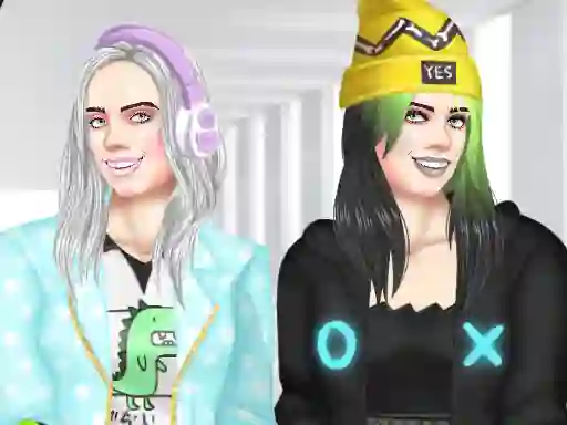 Гульня Billie Eilish Makeover онлайн