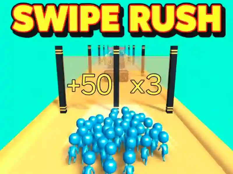 Гульня Swipe Rush онлайн