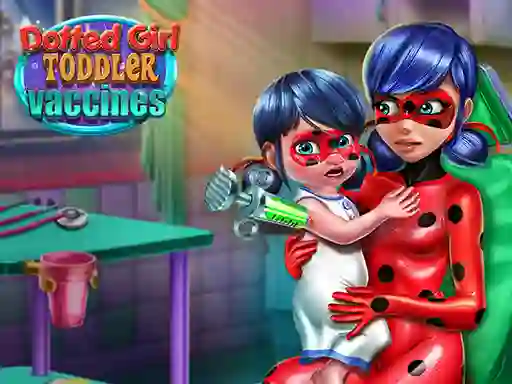 Гульня Dotted Girl: Toddler Vaccines онлайн