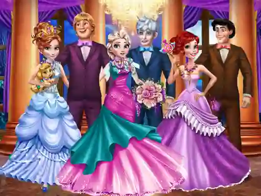 Гульня Princesses Castle Ball онлайн