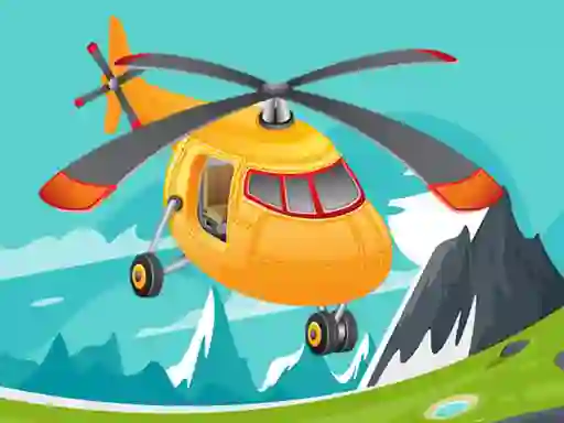 Гульня Helicopter Jigsaw онлайн