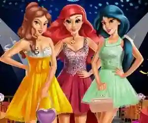 Гульня Princesses Prom Night онлайн