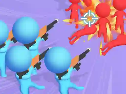 Гульня Crowd Clash Rush онлайн