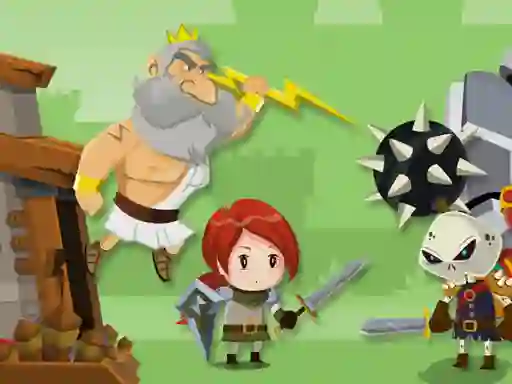 Гульня Defense Battle онлайн