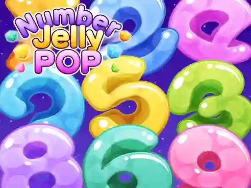 Гульня Number Jelly Pop онлайн