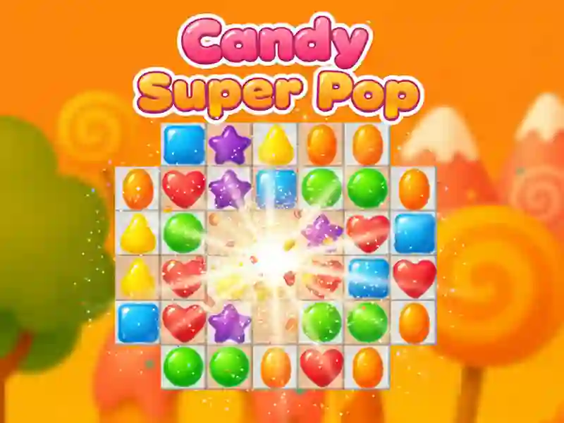 Гульня Candy Super Pop онлайн