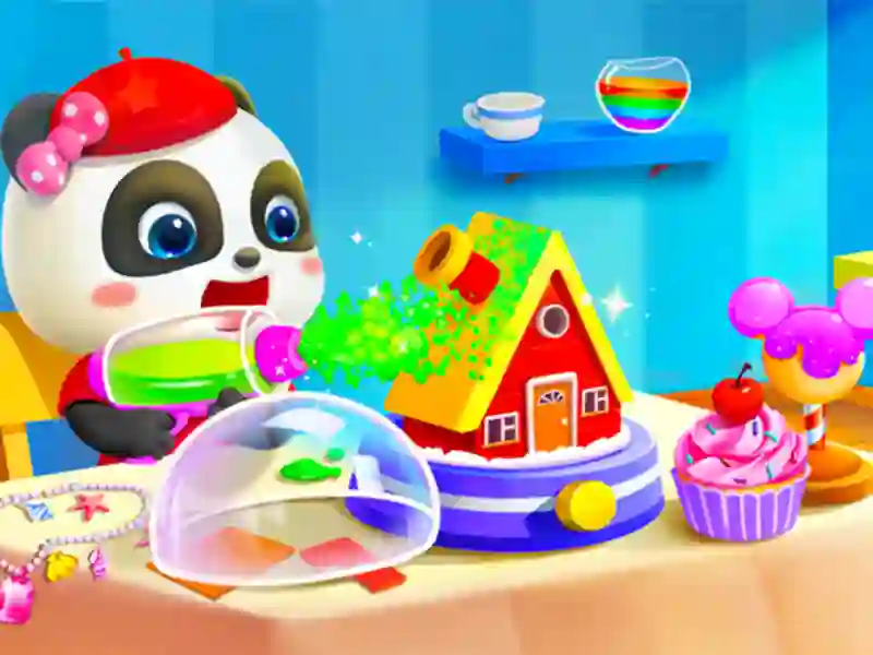 Гульня Baby Panda Kids Crafts DIY онлайн