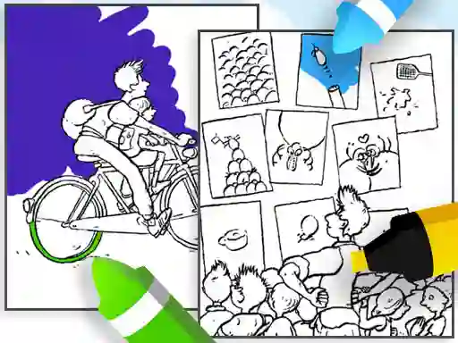 Гульня Coloring Mees Kees онлайн