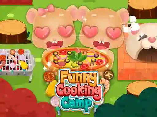 Гульня Funny Cooking Camp онлайн