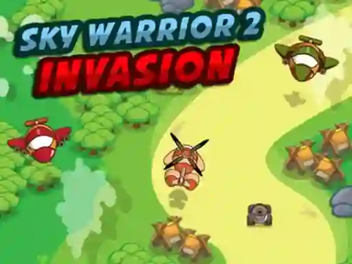Гульня Sky Warrior 2 Invasion онлайн