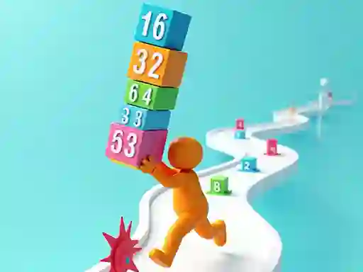 Гульня Cube Stack 2048 онлайн