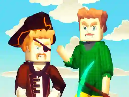 Гульня Captain Minecraft онлайн