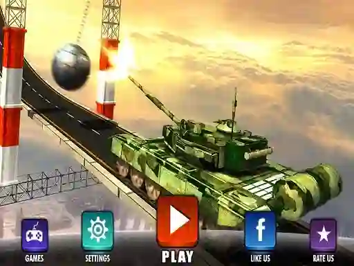 Гульня Impossible Army Tank Driving Simulator Tracks онлайн