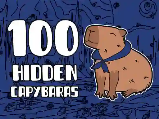 Гульня 100 Hidden Capybaras онлайн