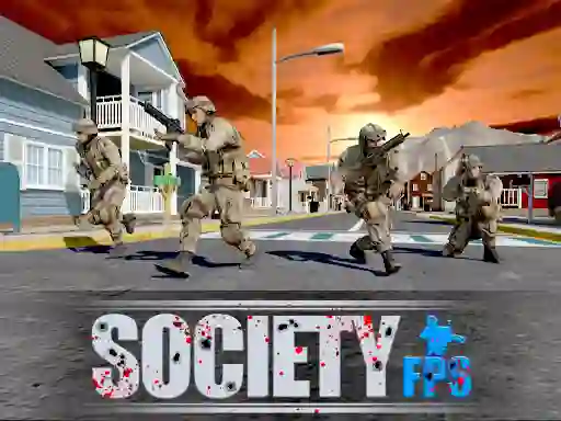 Гульня Society FPS онлайн