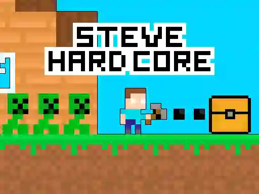 Гульня Steve Hard Core онлайн