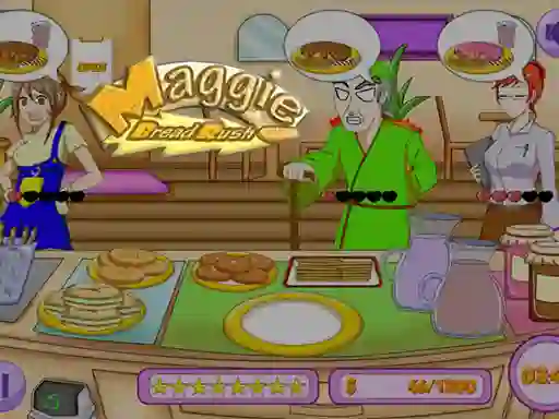 Гульня Maggie Bread Rush онлайн