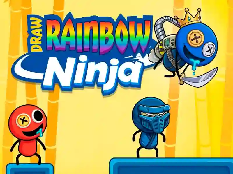 Гульня Draw Rainbow Ninja онлайн