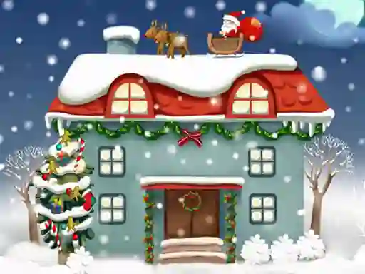 Гульня Christmas Rooms Differences онлайн