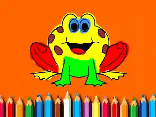 Гульня Back To School: Frog Coloring Book онлайн