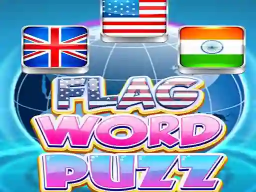 Гульня Flag Word Puzz онлайн