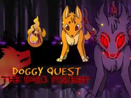 Гульня Doggy Quest The Dark Forest онлайн