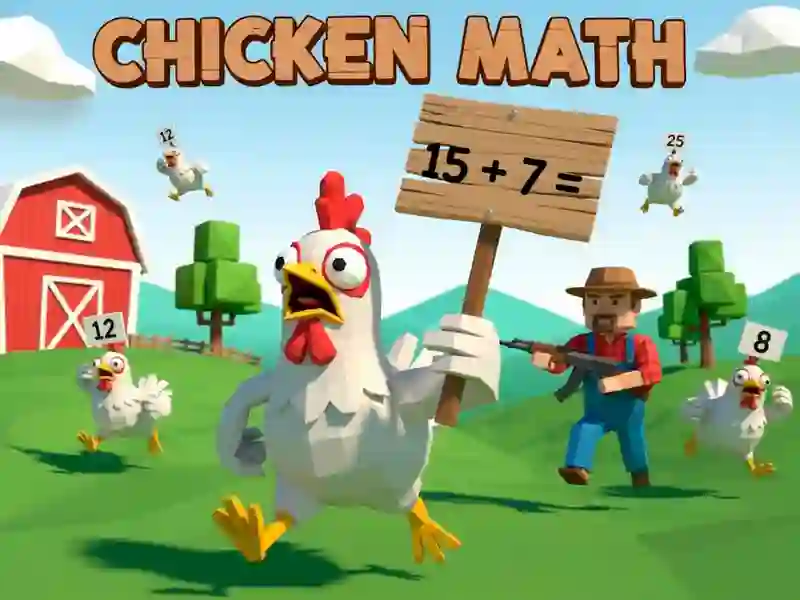 Гульня Chicken Math онлайн