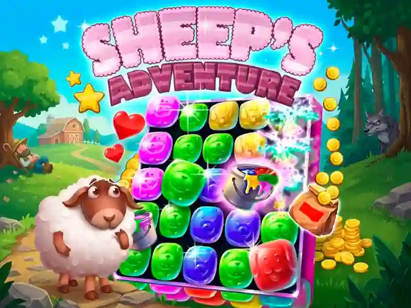 Гульня Sheeps Adventure онлайн