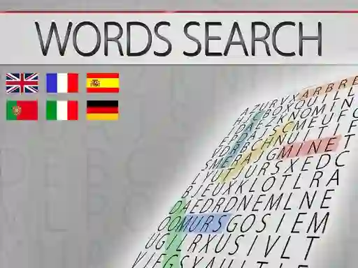 Гульня Words Search онлайн