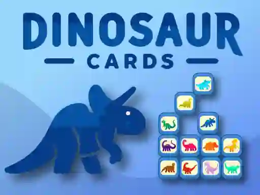 Гульня Dinosaur Cards онлайн
