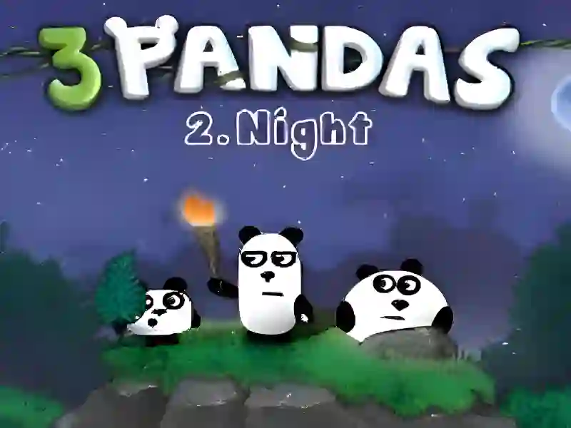 Гульня 3 Pandas 2 Night онлайн