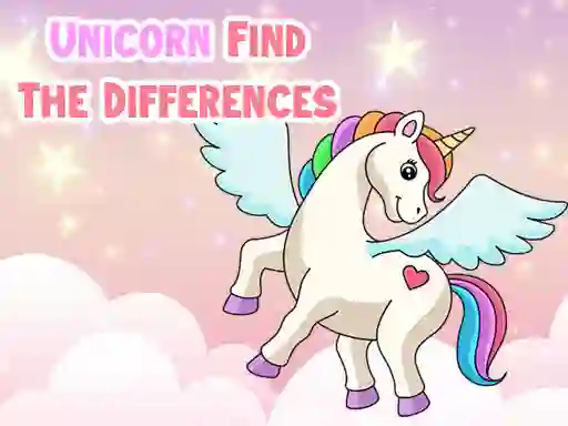 Гульня Unicorn Find The Differences онлайн