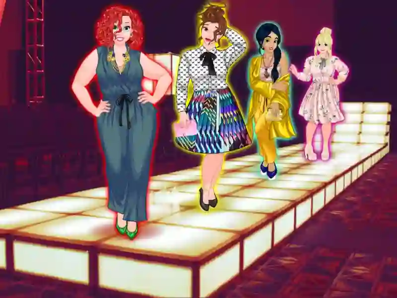 Гульня Princesses Runway Plus онлайн