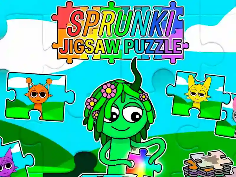 Гульня Sprunki Jigsaw Puzzle онлайн