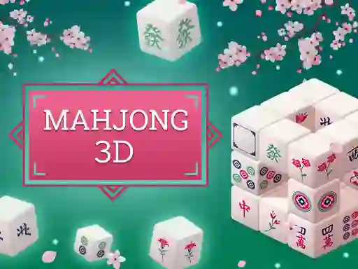 Гульня Mahjong 3d онлайн