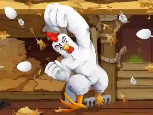 Гульня Angry Chicken: Egg Madness онлайн