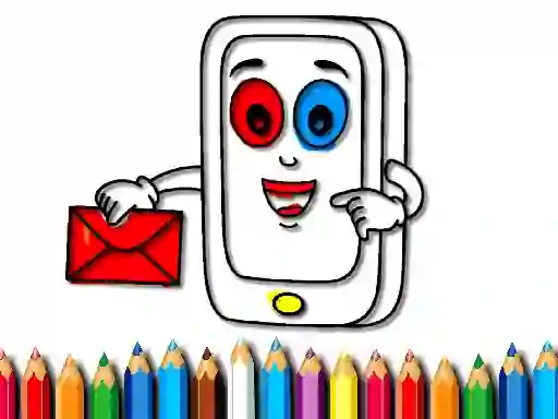 Гульня Mobile Phone Coloring Book онлайн